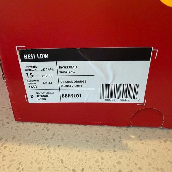 New Balance HESI Low Orange Neo Flame Men Basketball Shoe BBHSLO1 NEW Sold Out - Picture 14 of 15